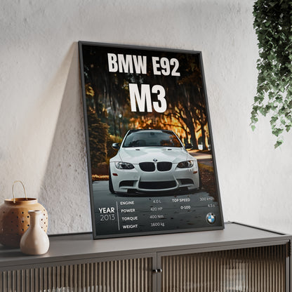 BMW E92 M3 Постер