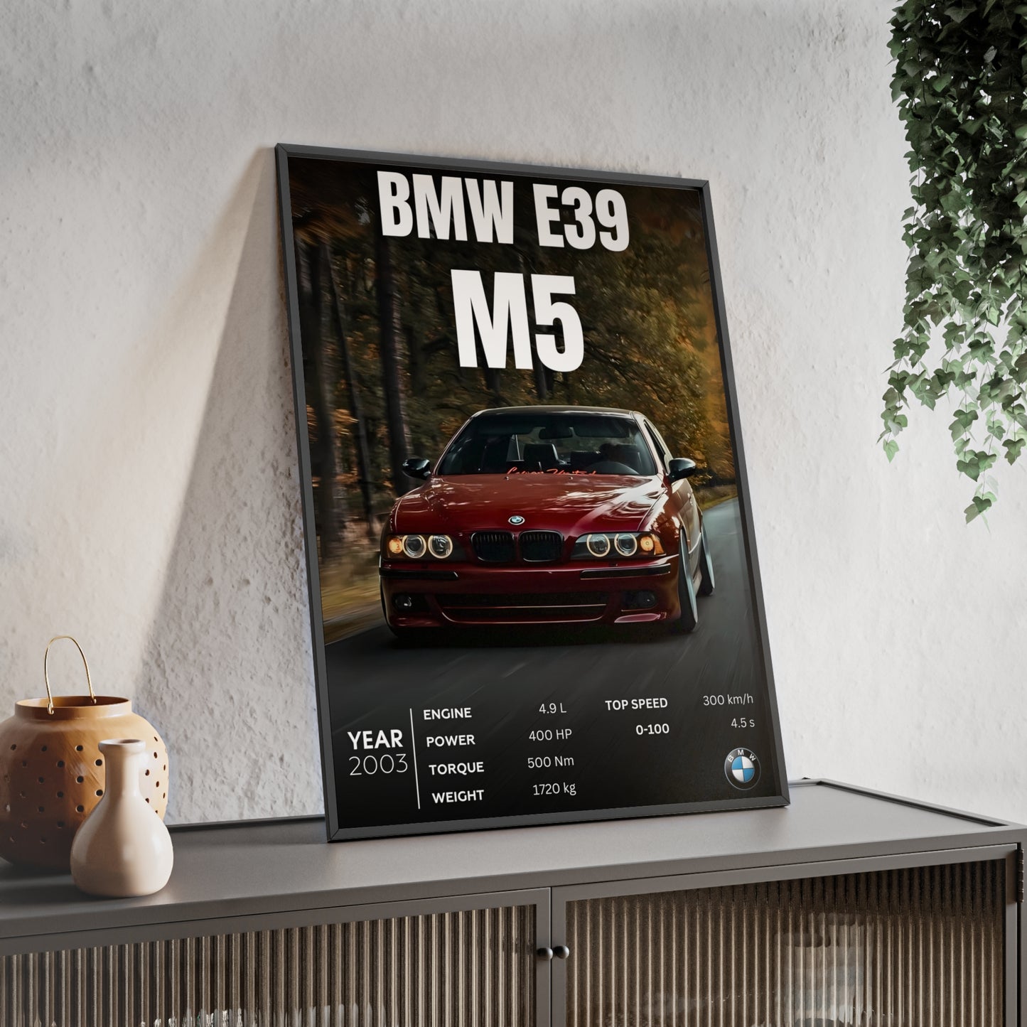 BMW E39 M5 Постер