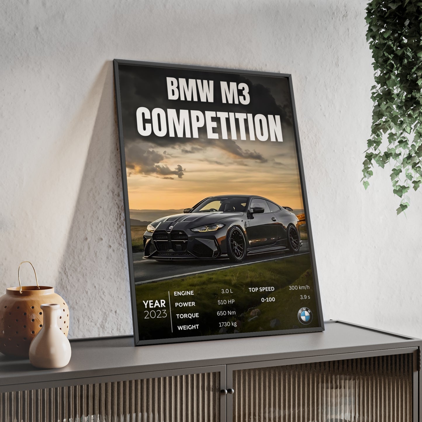 BMW M3 Competition Постер