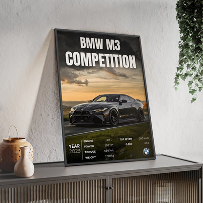 BMW M3 Competition Постер