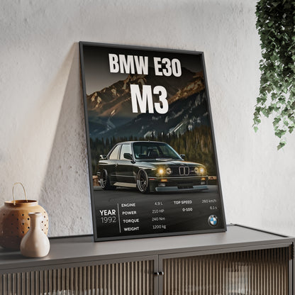 BMW E30 M3 Постер