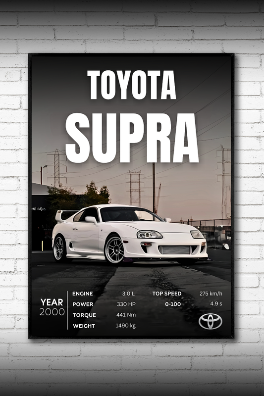 Toyota Supra - Постер